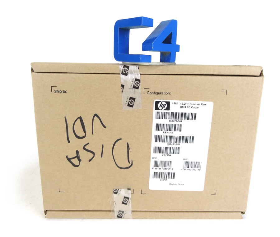 HP QK735A 2 FIBER 15M CABLE LC/LC - 656430-001 - NEW