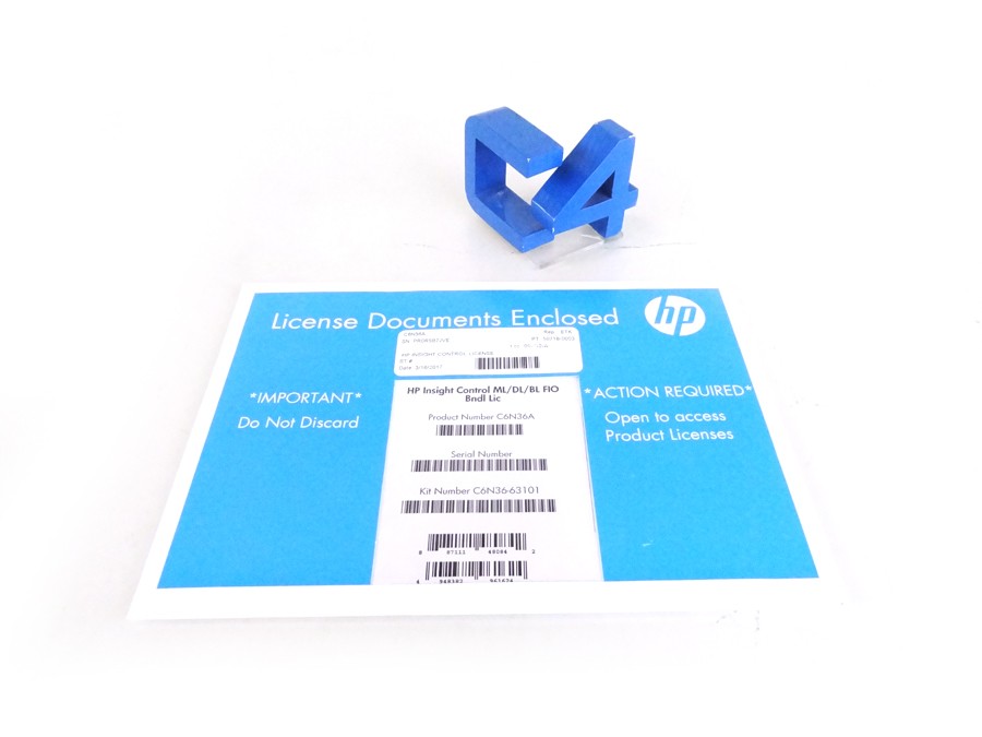HP C6N36A INSIGHT CONTROL LICENSE *New Bulk*
