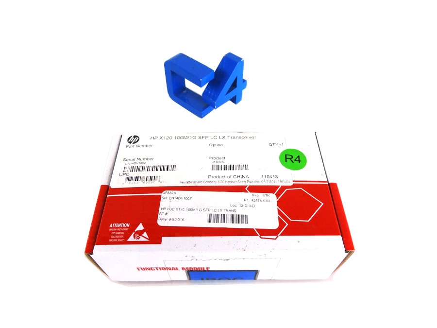 HP JF832A X120 100M/1G SFP LC LX TRANSCEIVER *New Sealed* - JF832-61101, 0231A75H
