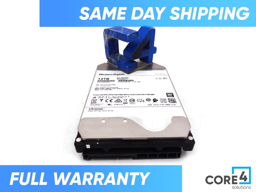 HGST HUH721212ALE601 12TB He12 7.2K SATA 6GBPS 3.5in HDD 