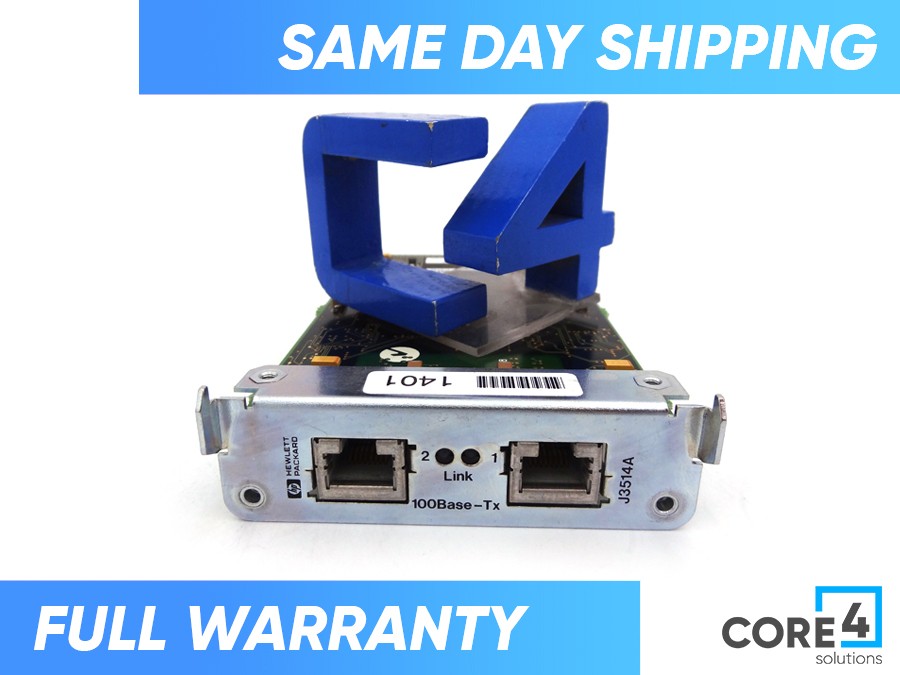 HP J3514A 100BASE-T DUAL PORT LAN CARD