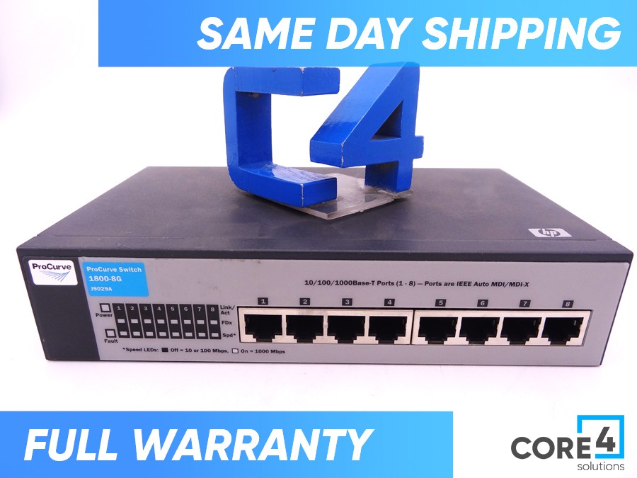 HP J9029A Procurve Switch 1800-8g Switch - J9029-69001