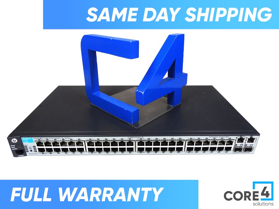 HP J9626A E2620-48 48 10/100+2 1000+2 SFP SWITCH - J9626-61001 