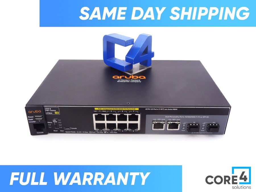 HP J9780A PROCURVE SWITCH 2530-8-POE+ - J9780-61001 