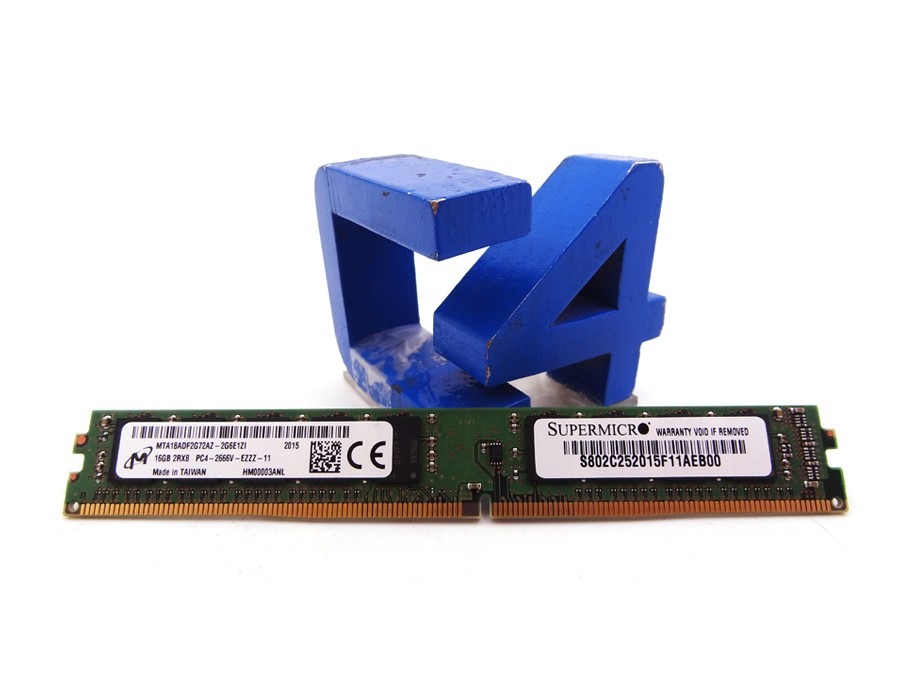 MICRON MTA18ADF2G72AZ-2G6 16GB PC4-21300 2666 VLP EUDIMM