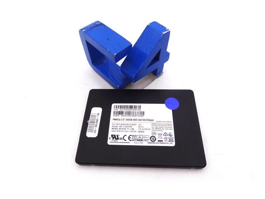 SAMSUNG MZ7LM240HMHQ-000K0 240GB PM863a 2.5" 6TBPS SATA SSD 