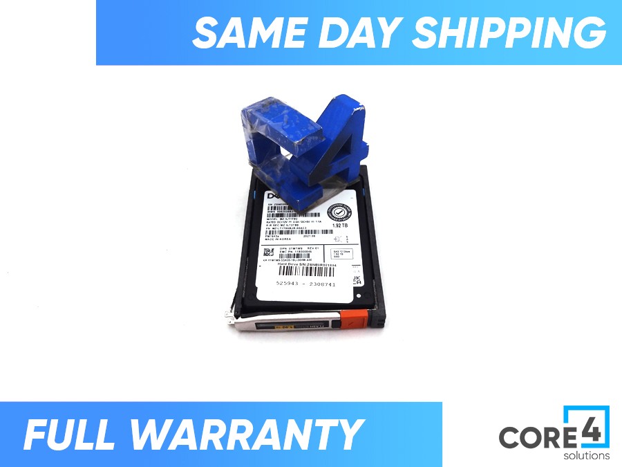 EMC MZILT1T9HBJR 1.92TB 12Gbps SAS Read Intensive TLC 2.5 SSD PM1643a - TMTW9