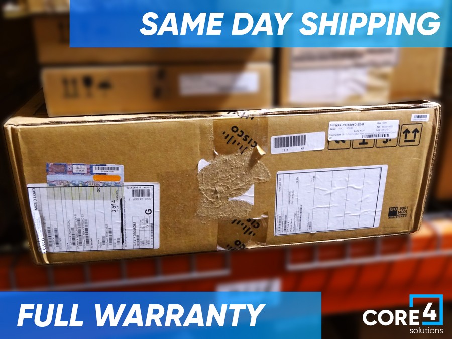 CISCO N9K-C93180YC-EX-B 48 x 1/10/25-Gbps fiber ports and 6 x 40/100-Gbps Quad Small *NOB*