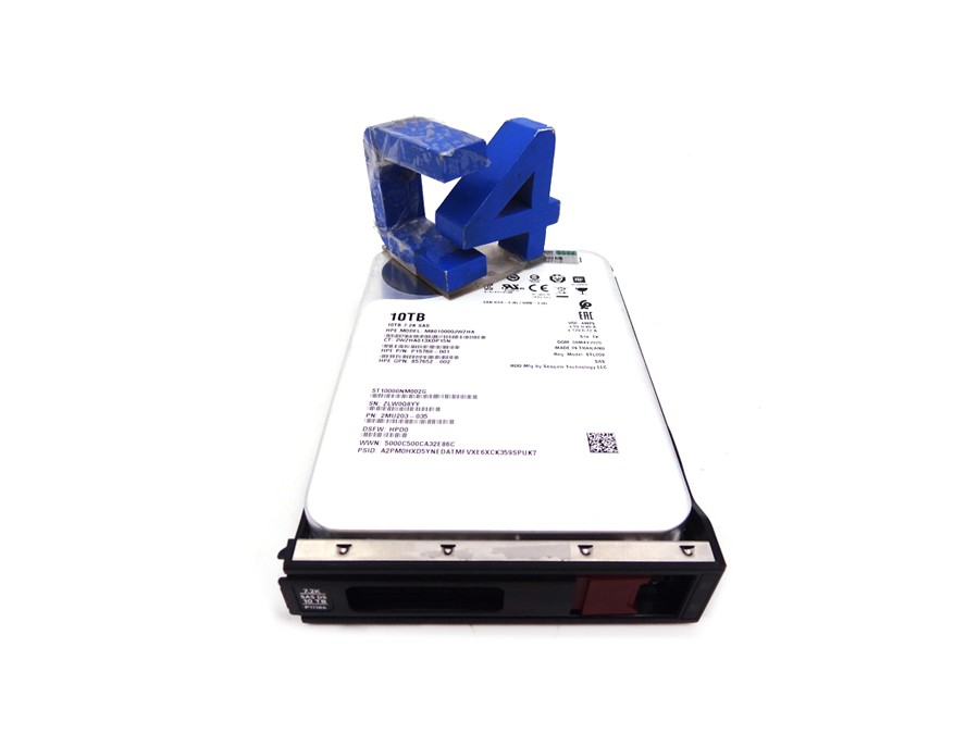 HP P11186-001 10TB SAS 7.2K LFF LP 512E - P09149-B21 