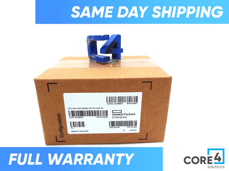 HP P40432-B21 900GB SAS 15K SFF BC HDD *New Sealed*