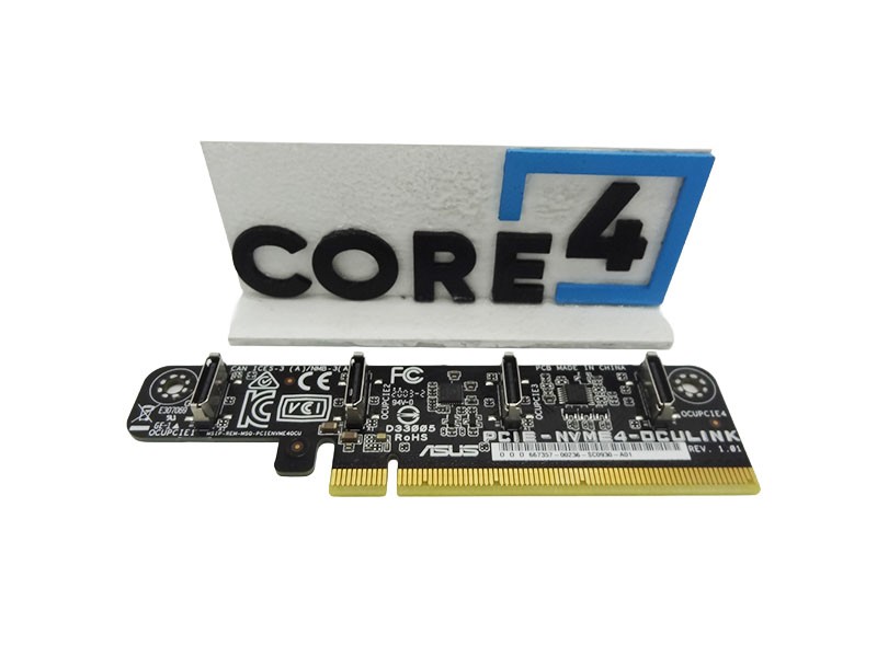 ASUS PCIE-NVME4-OCULINK 4x M.2 PCIE Adapter CARD