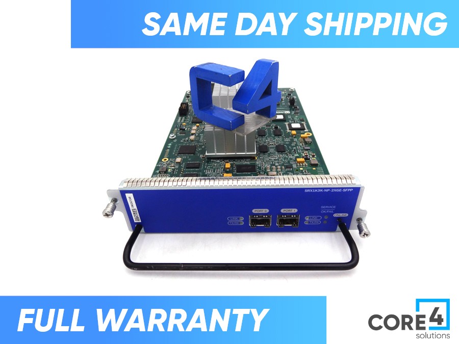 JUNIPER SRX1K3K-NP-2XGE-SFP 2-PORT ETHERNET SFP+ NP-IOC FOR SRS
