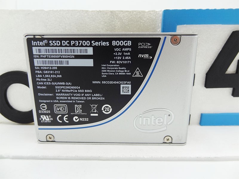 INTEL SSDPE2MD800G4 800GB P3700 U.2 2.5 GEN3 NVMe SSD