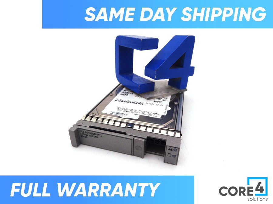 CISCO UCS-HD900G10K12G 900GB SFF SAS NHS 10K 12G HDD 