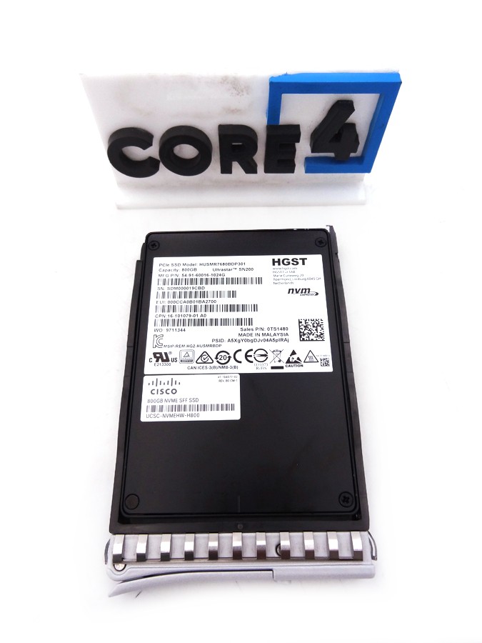 CISCO UCSC-NVMEHW-H800 Cisco Systems 800GB 2.5 inch U.2 HGST SN200 NVMe