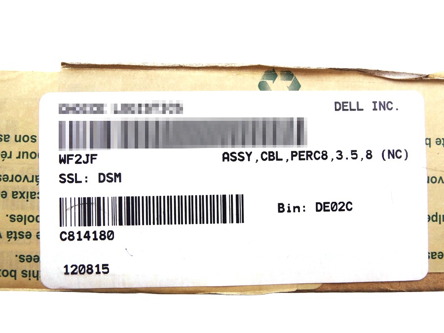 DELL WF2JF POWEREDGE T620 8-PORT SAS A