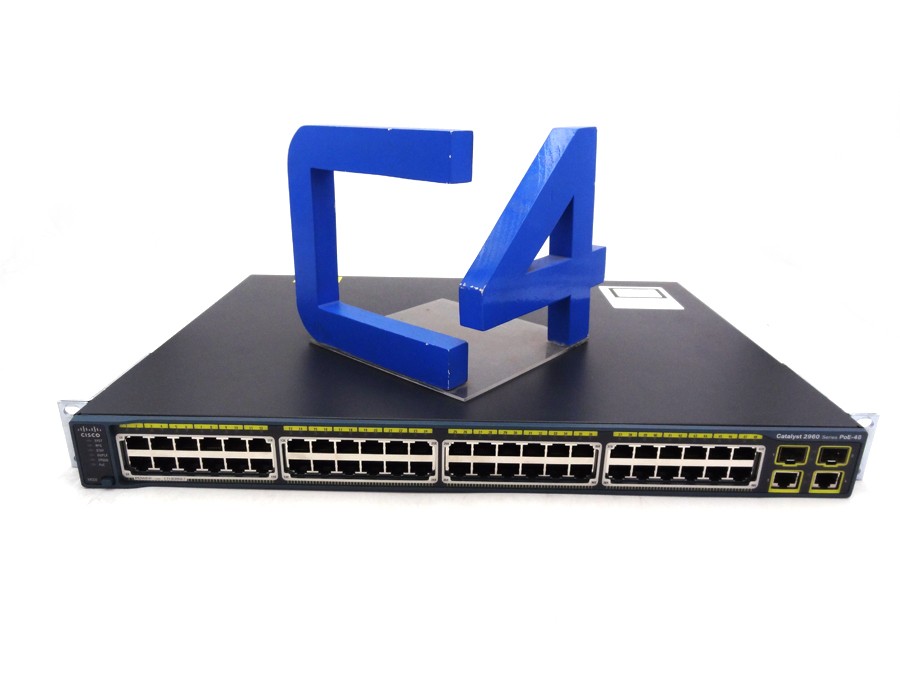 CISCO WS-C2960-48PST-L Catalyst 2960 48 10100 PoE + 2 100