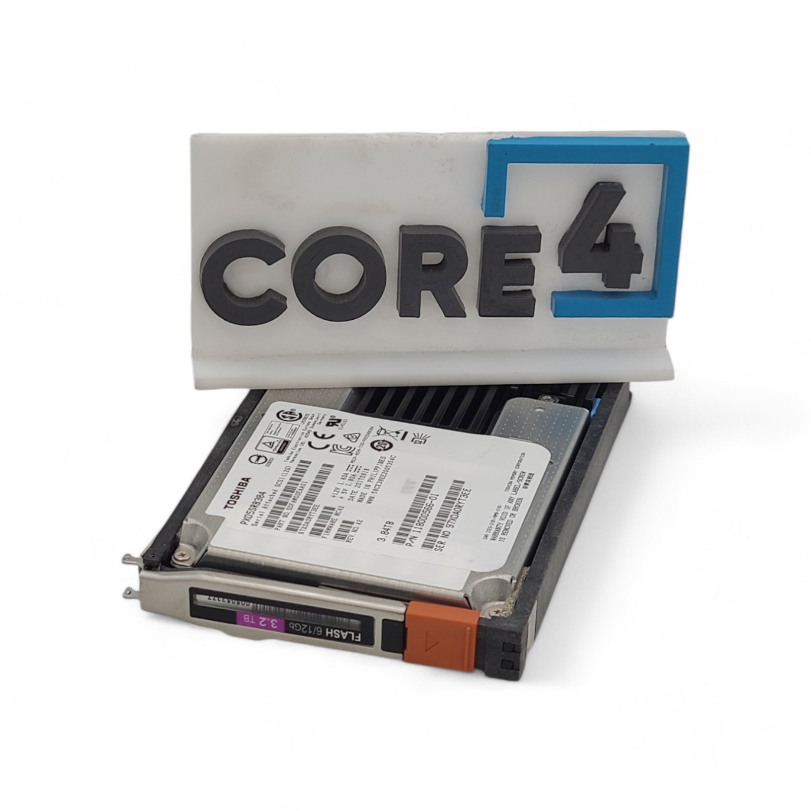 EMC UNITY-500F 3.2TB Unity 500F All Flash SAN - 4x D3-2S12FXL-3200 Unlocked WLIC