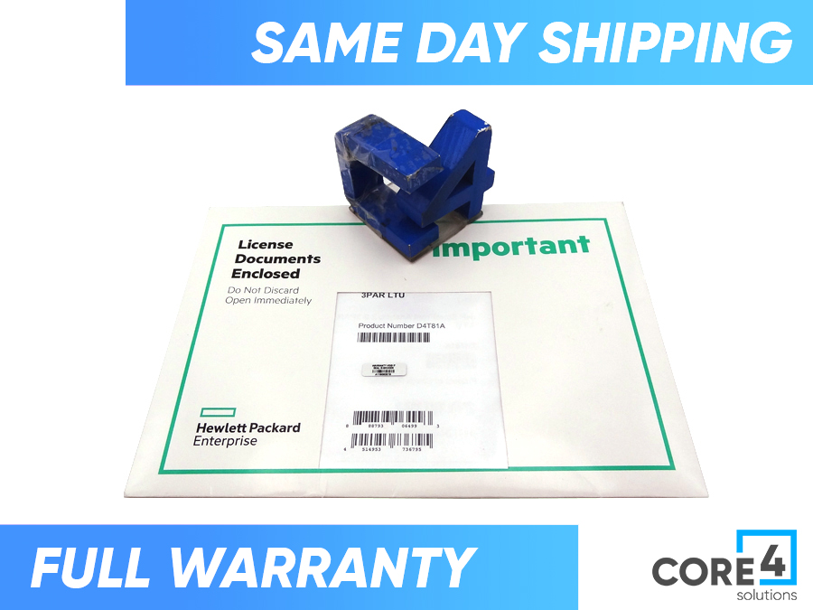 HP D4T81A 3PAR ANALYTIC LTU *New Sealed*