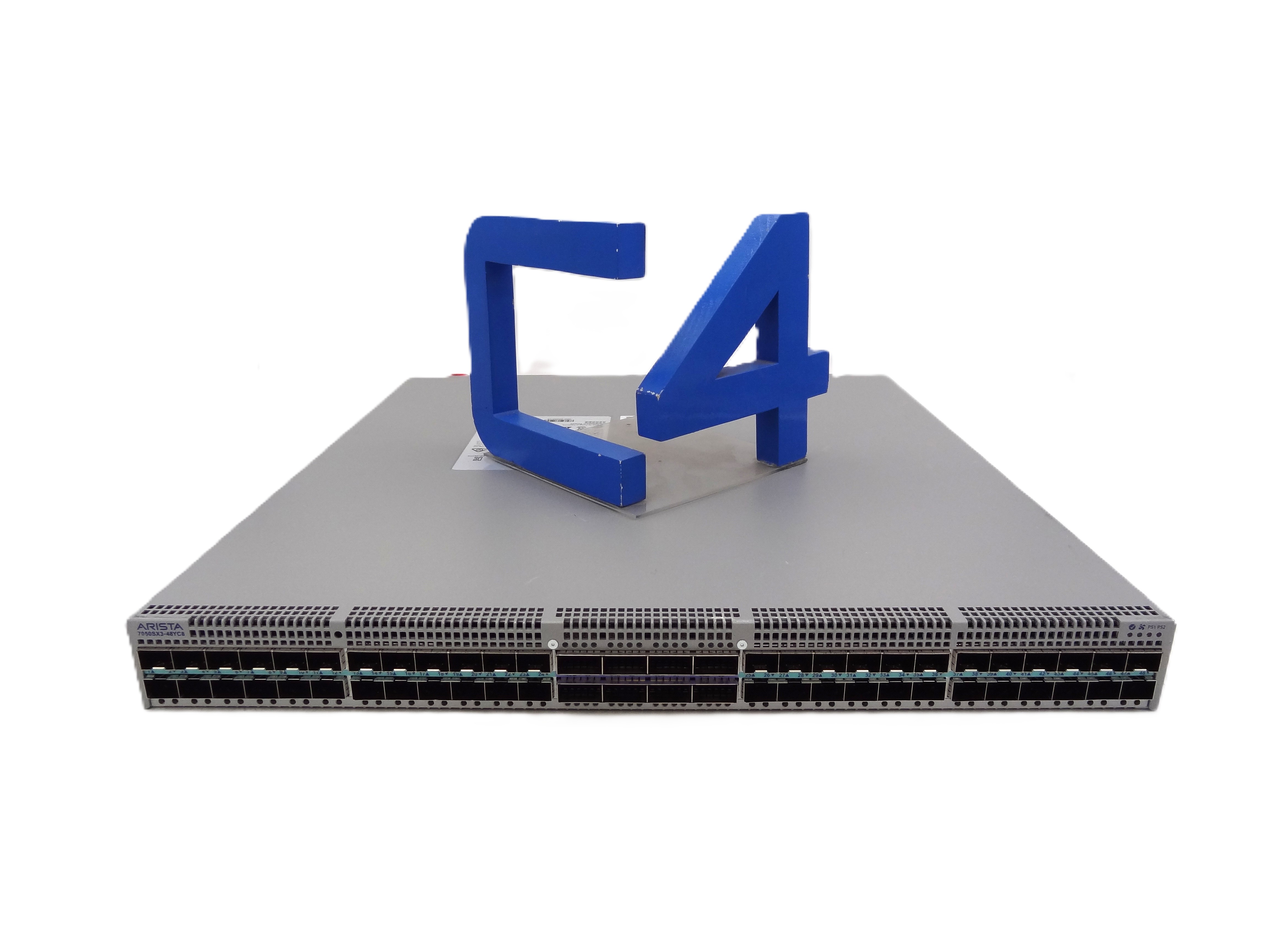 ARISTA DCS-7050SX3-48YC8-F 7050X3, 48x25GbE SFP & 8x100GbE QSFP100 SWITCH, F to R