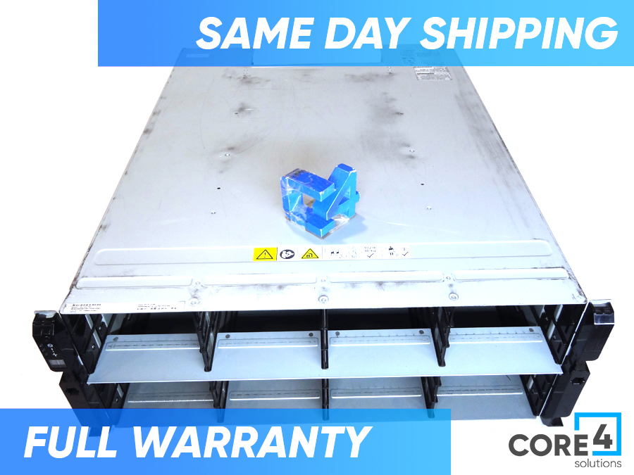 SUN DE2-24C 24 DISK DRIVE STORAGE ARRAY w/ 24x 8TB Drives dual controller, dual power, rails