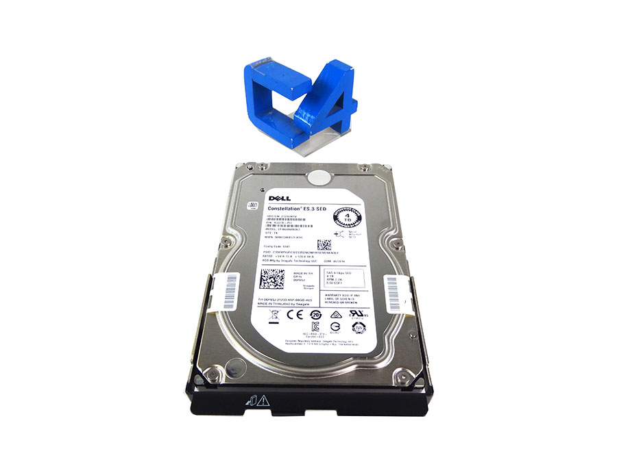 DELL 6P85J 4TB 7200RPM SAS-6GBITS 128MB BUFFER 3.5IN HARD DRVE *New Bulk* 