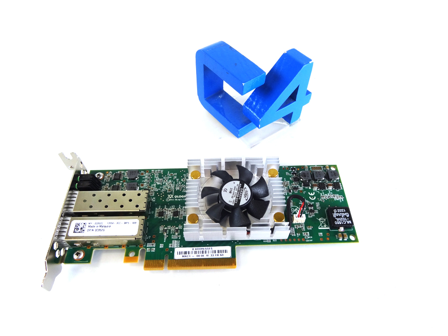 DELL C852G QLOGIC DUAL PORT 10GBE CARD