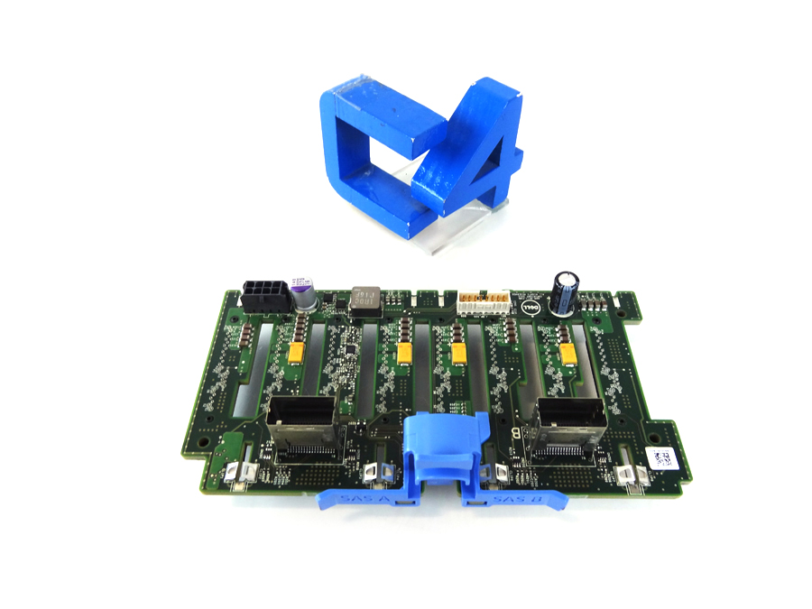 DELL J2C2D 2.5 CHASSIS (8X2.5) BAY 1/2 BACKPLANE BOARD FOR POWEREDGE R720 