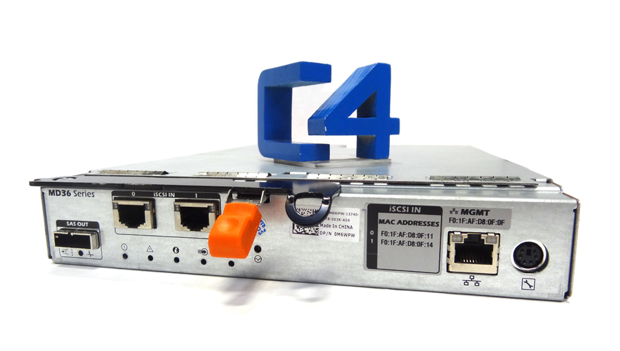 DELL M6WPW 10GB ISCSI DUAL PORT RAID CONTROLLER FOR POWERVAULT MD3600I/MD3620I