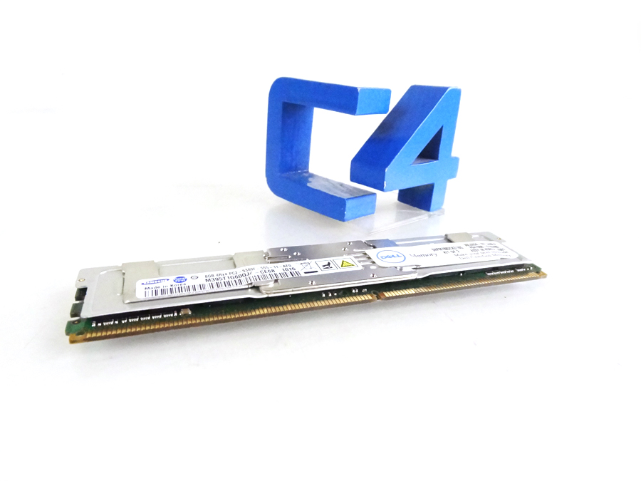 DELL M788D 8GB PC2-5300F DDR2-667 4RX4 ECC - W986F, HMP31GF7EMR4C-Y5D5, EBE82FF4A1RQ-6E