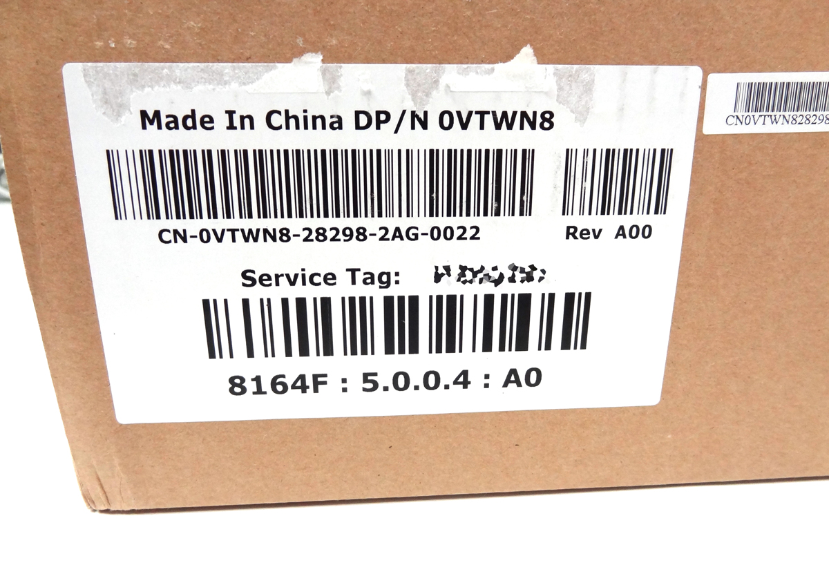 Dell VTWN8 PowerConnect 8164F Switch w/ rack ears - Manuf Refurb