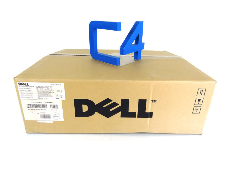 DELL S2410-01-10GE-24CP FORCE10 SWITCH W/ ALL ACCESSORIES - NEW, OPEN BOX