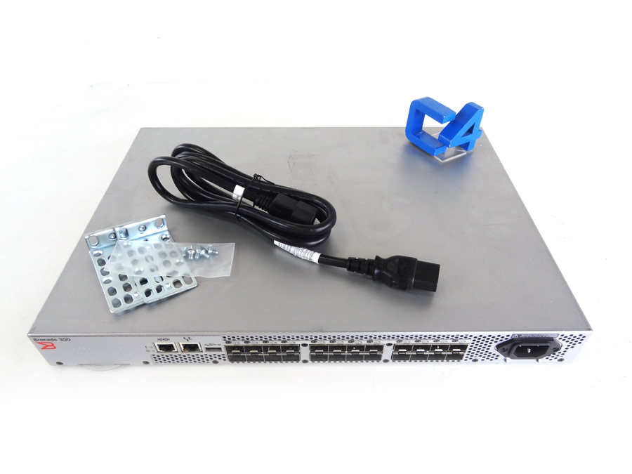 DELL U510F BROCADE 300 8GB 24 PT FIBRE SWITCH