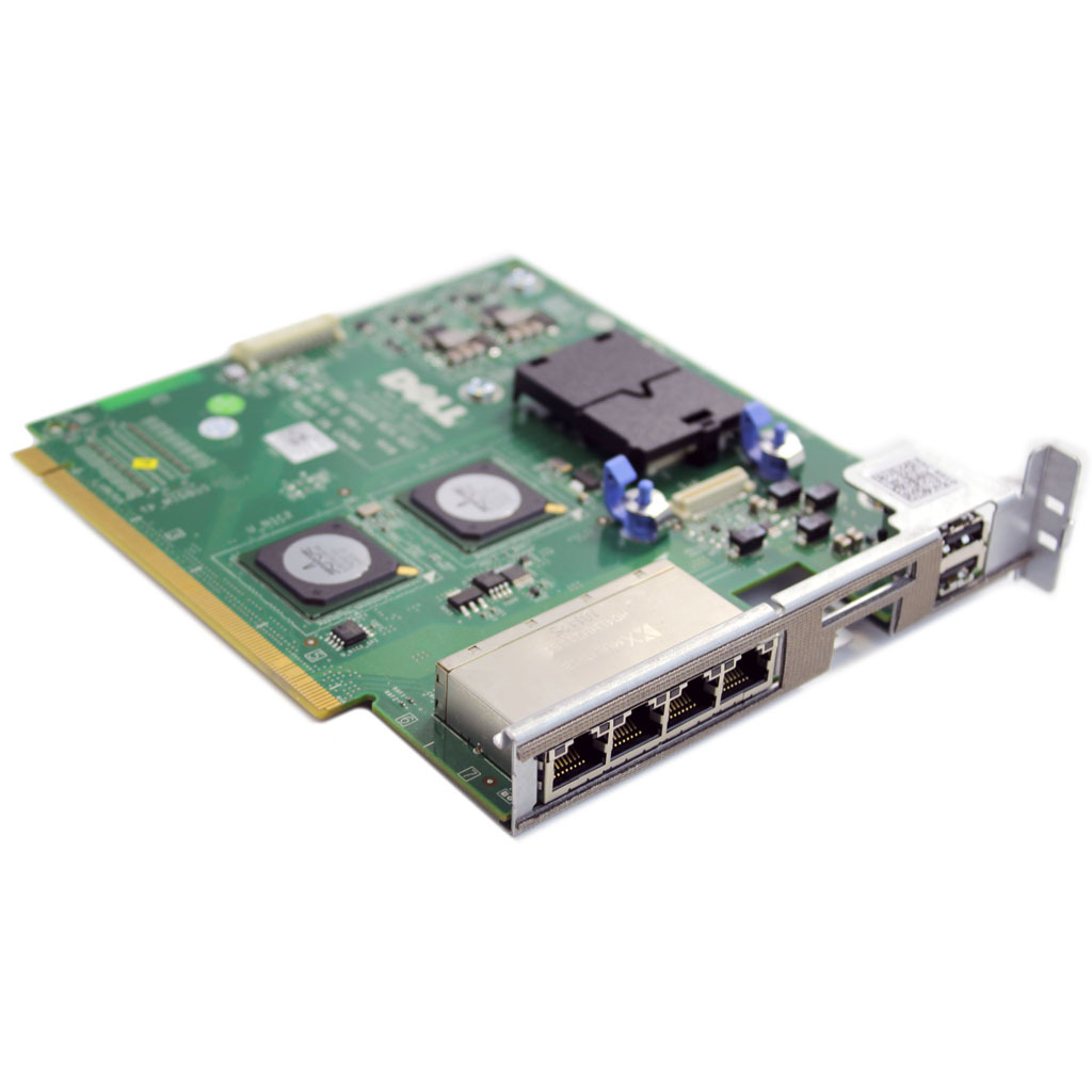 DELL Y950P 4 PORT NETWORK AND 2 PORT USB RISER BOARD FOR R910
