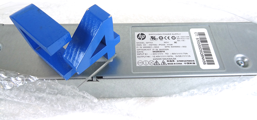 HP 450881-001 2250W HOT-PLUG -48V DC POWER SUP