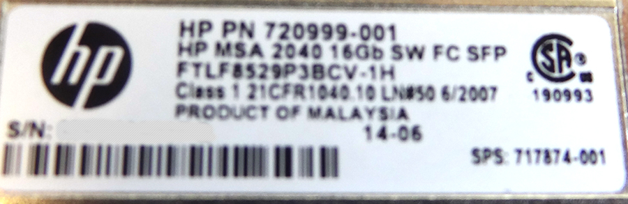 HP 720999-001 HP 16GB TRANSCEIVER