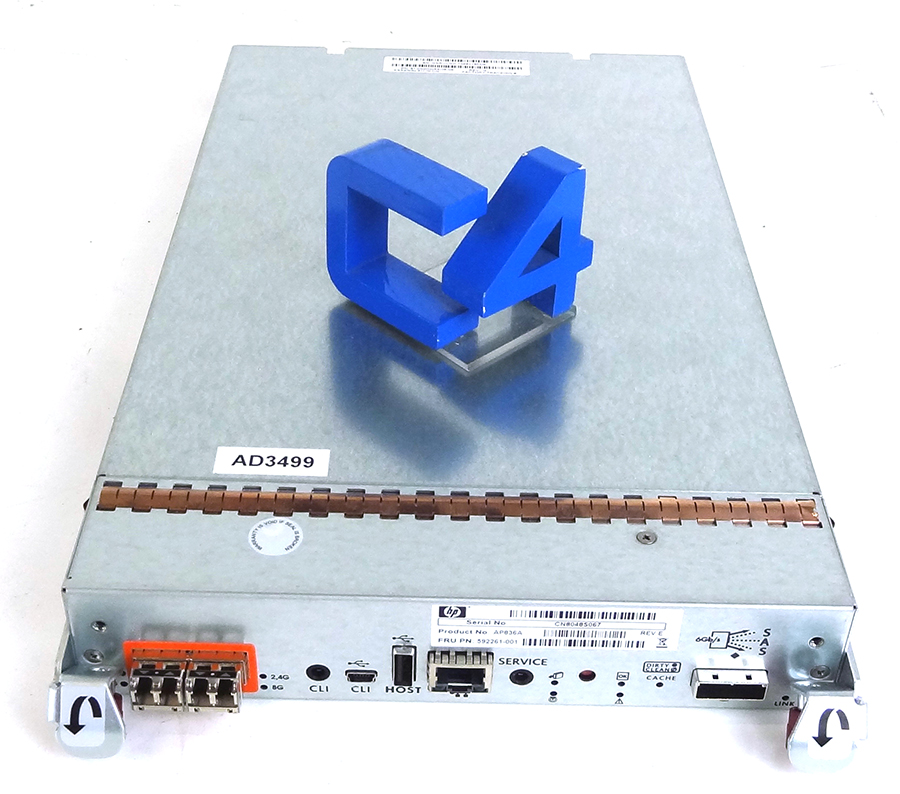 HP 592261-001 P2000 FIBER CONTROLLER 8GB DP AP836B AP836A