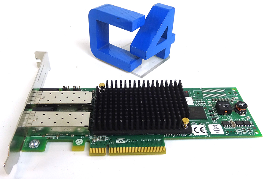 HP 697890-001 STORAGEWORKS 82E 8GB DUAL CHANNEL PCI-E X8 FIBRE CHANNEL HOST BUS ADAPTER WITH STANDARD BRACKET