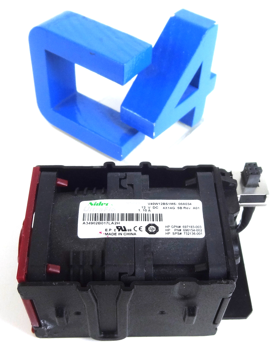 HP 697183-003 PROLIANT DL360P GEN8 FAN 732136-001 696154-001 654752-003 GFM0412SS