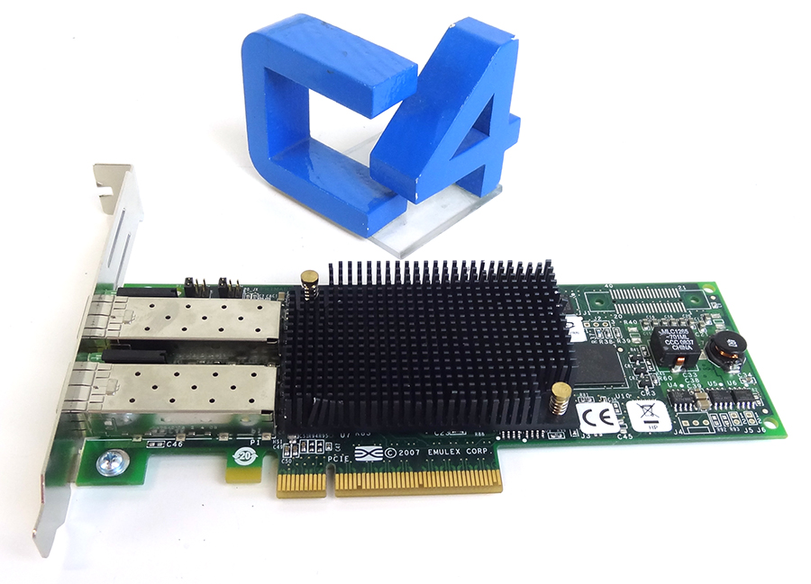 HP 489193-001 STORAGEWORKS 82E 8GB DUAL CHANNEL PCI-E FIBRE CHANNEL HOST BUS ADAPTER WITH STANDARD BRACKET CARD ONLY