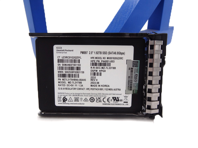 HP P46051-001 HP 1.92TB SATA MU BC 2.5in SSD