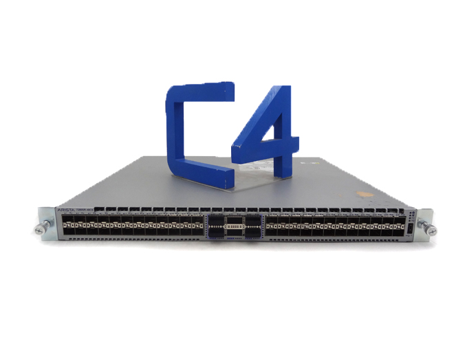 ARISTA DCS-7280SR-48C6-F 48x10GbE SFP+ & 6x100GbE SWITCH ROUTER, FRONT-TO-REAR AIR