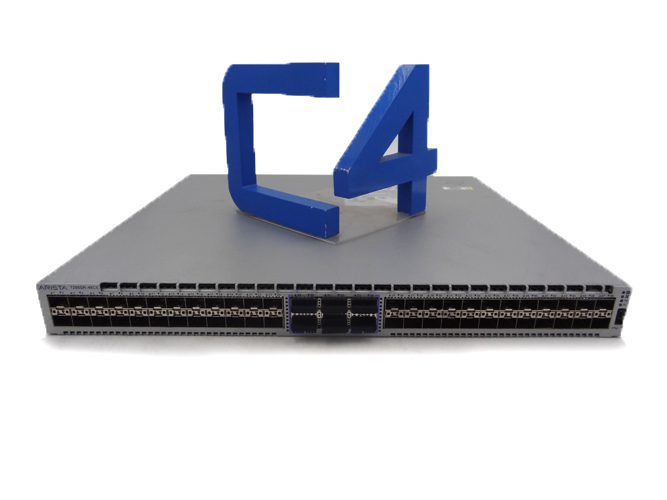 ARISTA DCS-7280SR-48C6-R 48x10GbE SFP+ & 6x100GbE SWITCH ROUTER, REAR-TO-FRONT AIR