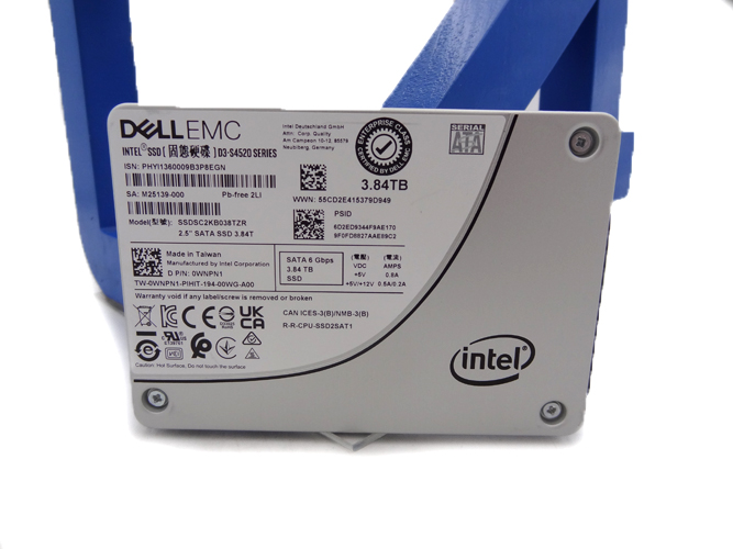 DELL SSDSC2KB038TZR INTEL D3-S4520 3.84TB SATA 6GBPS 2.5 SSD
