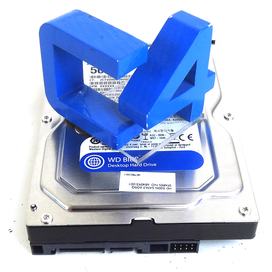 HP 684593-001 500GB 7200RPM SERIAL ATA-6G 3.5INCH INTERNAL HARD DRIVE WITH TRAY