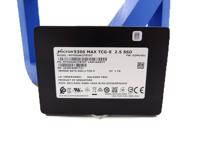 MICRON MTFDDAK3T8TDT 3.84TB MICRON 5300 MAX 2.5 SATA SSD
