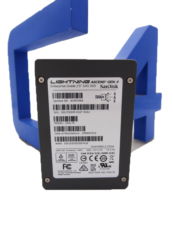 SANDISK SDLTOCKM-016T-5CA1 1.6TB SAS EMLC SED 2.5 12GBPS SSD