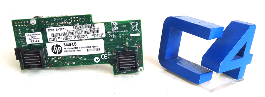 HP 656243-001 ETHERNET 10GB 2P 560FLB ADAPTER 684214-B21 656243-001