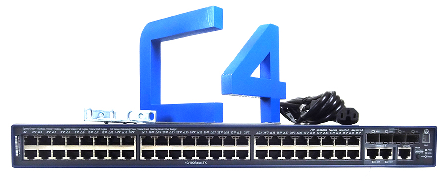 HP JG302A HP 3600-48-POE+ V2 EI SWITCH