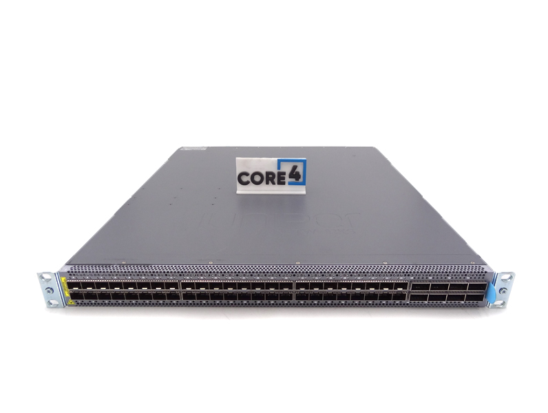 JUNIPER QFX5120-48Y-AFI 48x25G+8x100G 1U AC PSU side intake and Port side exhaust.